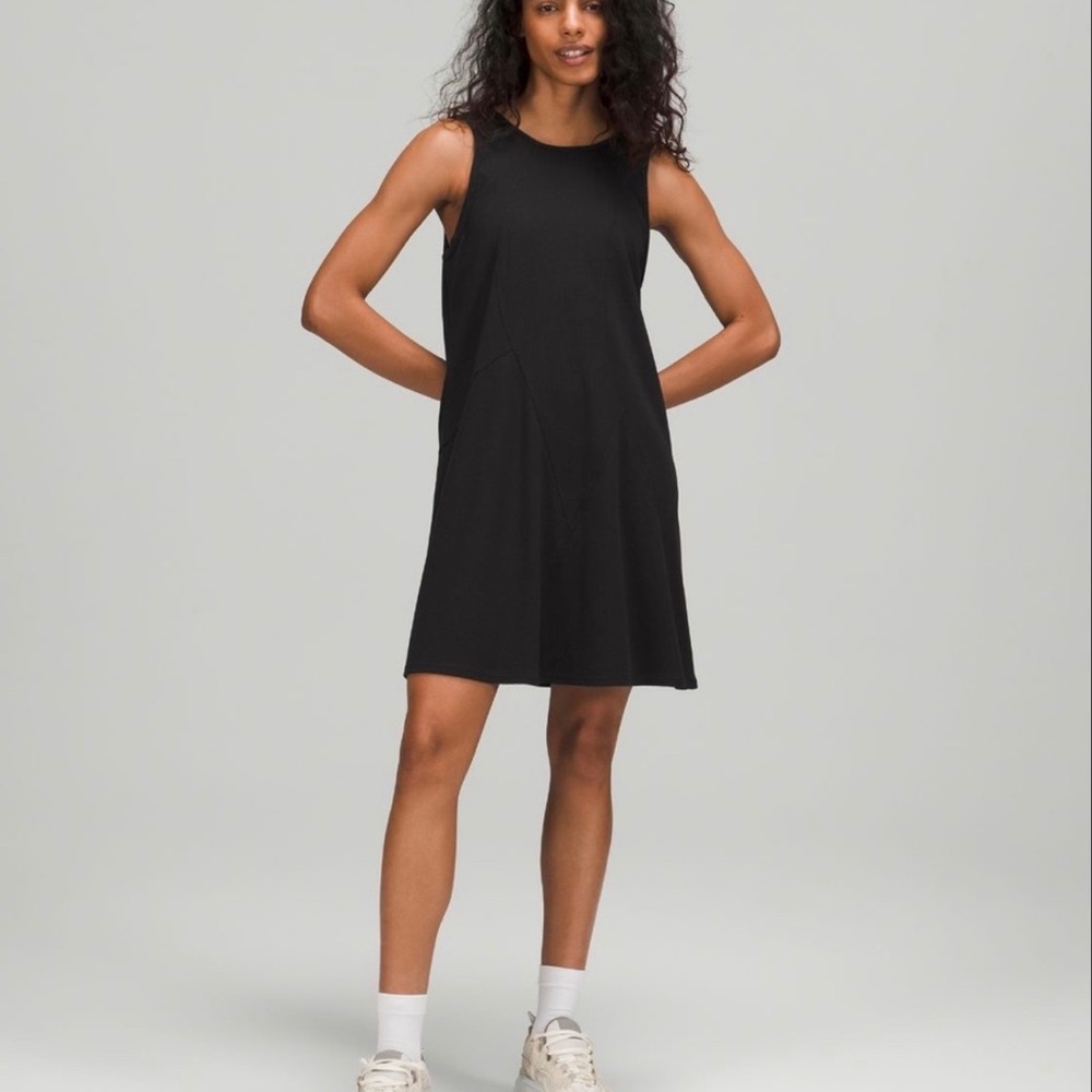 Lululemon ribbed cotton modal dress